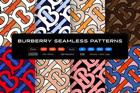 burberry logo pattern.